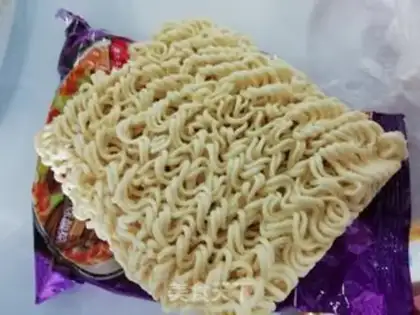 Make Egg sausage noodles step 2