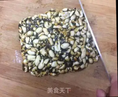 Make Peanut sesame sugar step 7
