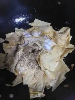 Make Garlic bean skin step 3