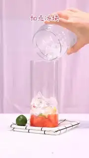 Make Strawberry lemon bubble step 2