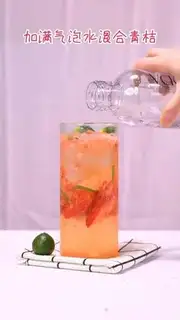 Make Strawberry lemon bubble step 5