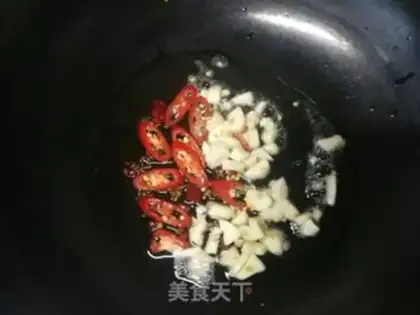 Make Shrimp-skin and garlic for the bellies step 5
