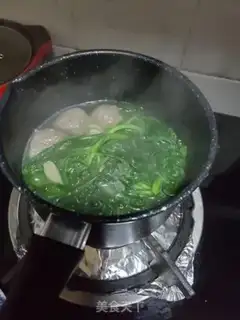 Make Oscillated beefball soup step 3