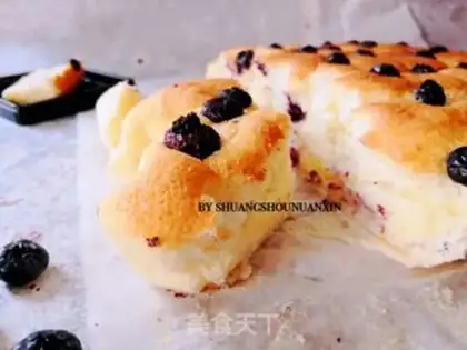 Make Blueberry yogurt cake step 11