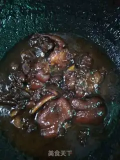 Make Red burning pig hoof step 3