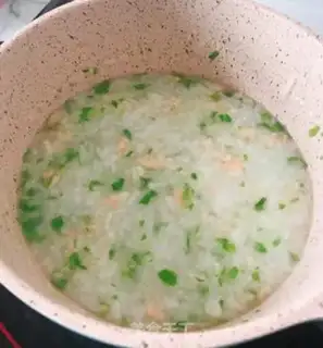Make Seafood and vegetable porridge step 8