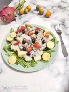 Make Toast fruit salad step 3