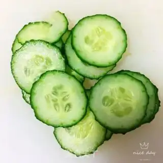 Make cucumber Okja burning step 2