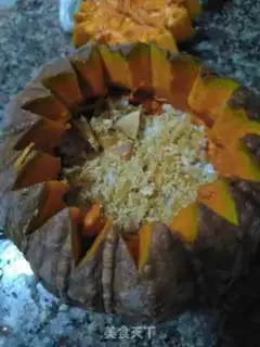Make Pumpkin rice step 5