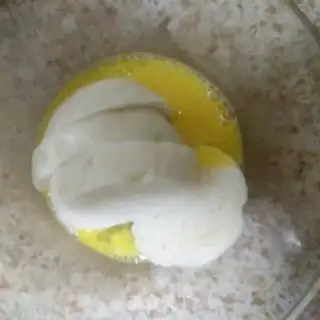 Make Egg ooze step 1