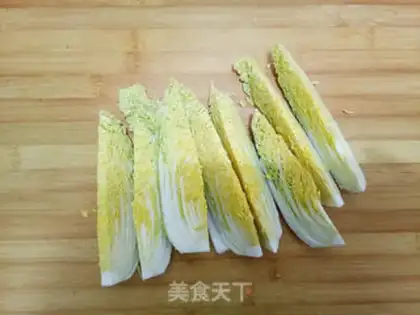 Make Gold hook cabbage step 1