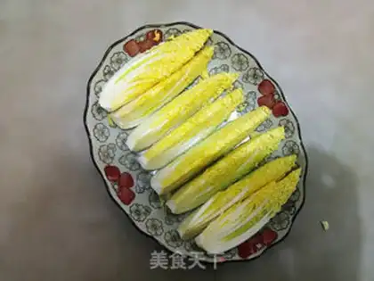 Make Gold hook cabbage step 2