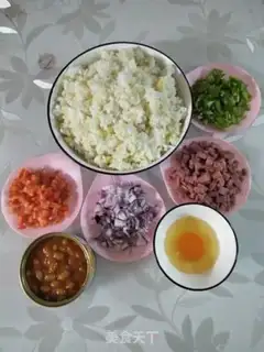 Make Cheese and soy rice step 2