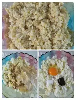 Make Cheese and soy rice step 3