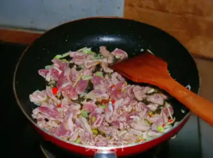 Make Black bean sprouts step 3