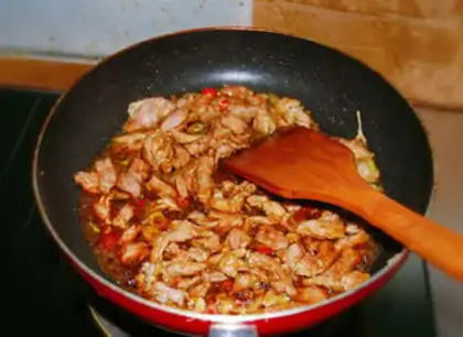 Make Black bean sprouts step 4