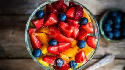Make quinoa fruit salad step 1