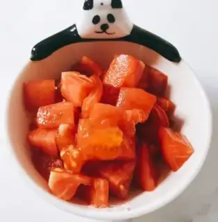 Make Tomato mango juice step 1