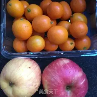 Make Orange apple sugar step 1
