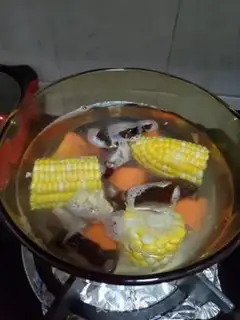 Make Corn carrots and pig hoofs step 3
