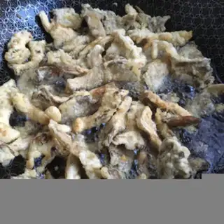 Make Fried mushroom fish step 8