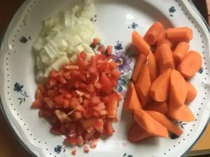 Make Cowtail borscht step 2