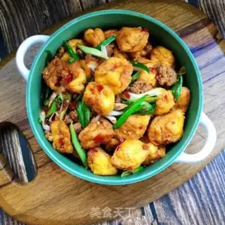 Make Spicy oil and tofu step 10