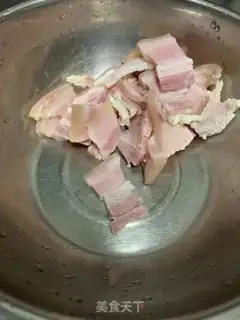 Make Green pepper tea and salted meat step 2