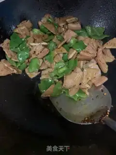 Make Green pepper tea and salted meat step 5
