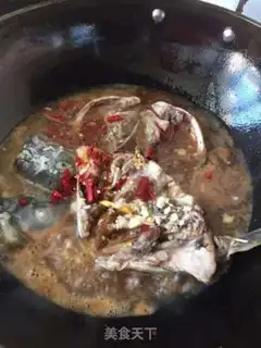 Make Red-burned fish head step 3