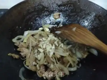 Make Chicken onions step 9