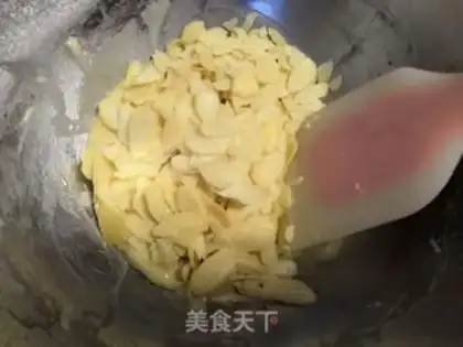Make Almond pretzels step 1
