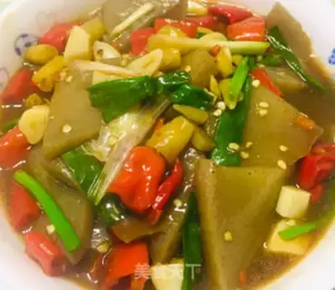 Make Spicy tofu step 2