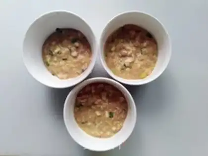 Make Meat and rice eggs step 3