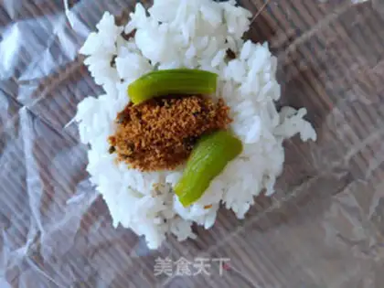 Make Meat pine sushi step 4