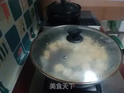 Make Duck blood fan soup step 9