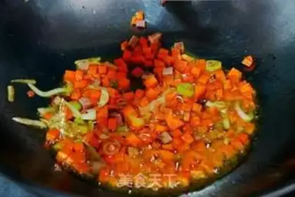 Make Shrimp fried corn step 2