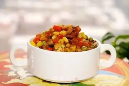 Make Shrimp fried corn step 5