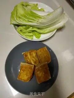 Make Tofu fried cabbage step 0