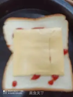 Make Ham omelet sandwich step 7