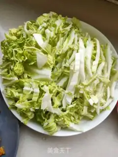 Make Tofu fried cabbage step 2