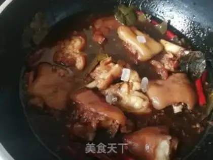 Make Spicy roasted pig hoof step 8