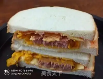Make Ham omelet sandwich step 10