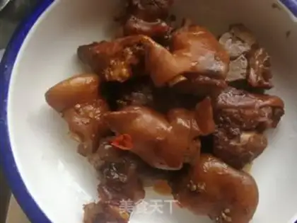 Make Spicy roasted pig hoof step 10