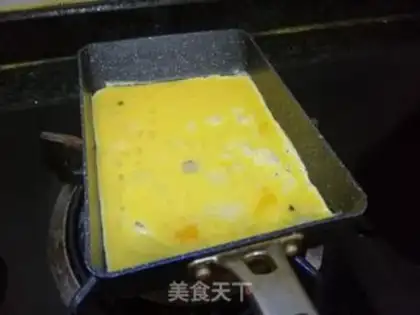 Make A thick egg burn step 4