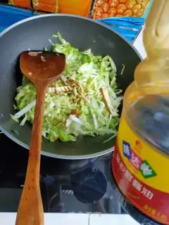 Make Tofu fried cabbage step 7
