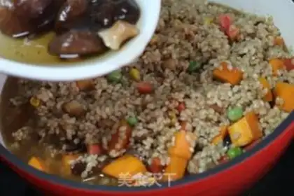Make Weenie rice for mushrooms step 12