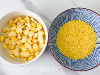 Make Homemade fragrance corn juice step 1