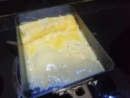 Make A thick egg burn step 6