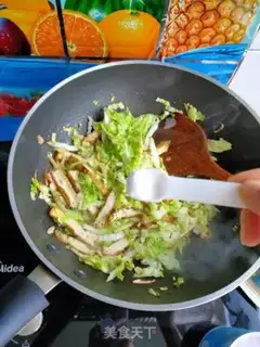 Make Tofu fried cabbage step 9